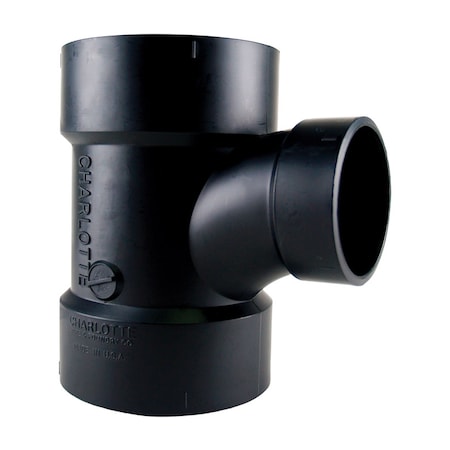 Charlotte Pipe And Foundry Charlotte Pipe 2 in. Hub X 2 in. D Hub ABS Sanitary Tee ABS004001100